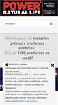 Mobile Screenshot of powernaturallife.com